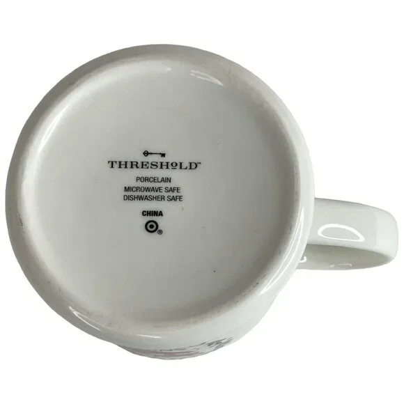 Threshold Christmas Snuggle Season Mug Fox White Blue Cup Target Home - Picture 8 of 8